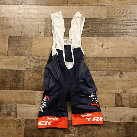 Santini Trek-Segafredo Pro Team Cycling Bib Shorts XXL Made in Italy - Picture 2 of 12
